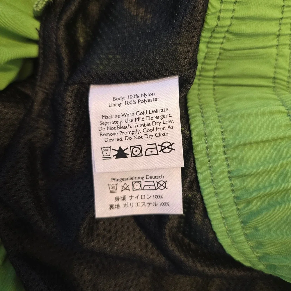 Eddie Bauer Travex Tidal Swim Shorts Mens Medium Bright Lime Green NWT 0641